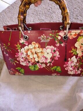 Gucci Blooms Bamboo Tote